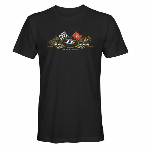Offizielles T-Shirt Isle Of Man TT Races Maßgeschneiderter All-Over-Druck - 19AO