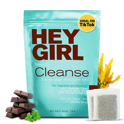 Hey Girl Detox Tea for an Effective Body Cleanse | Colon Cleansing Herbal to -