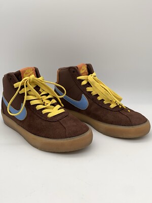 Nike Skate Shoes SB Bruin High Women’s Size Sneakers Brown DX4325-200 