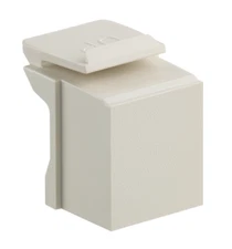 Contractor Box of 20 Blank QuickPort Snap-In Insert Ivory 41084-Bl NEW