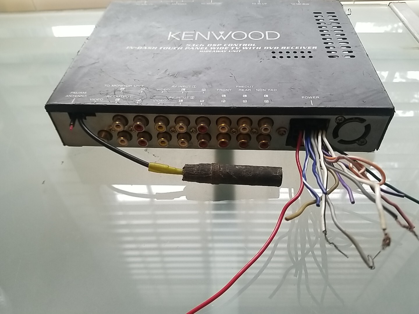 Kenwood KVT-911DVD Hide Away 5.1ch Receiver Unit Brain Control Box Module TESTED