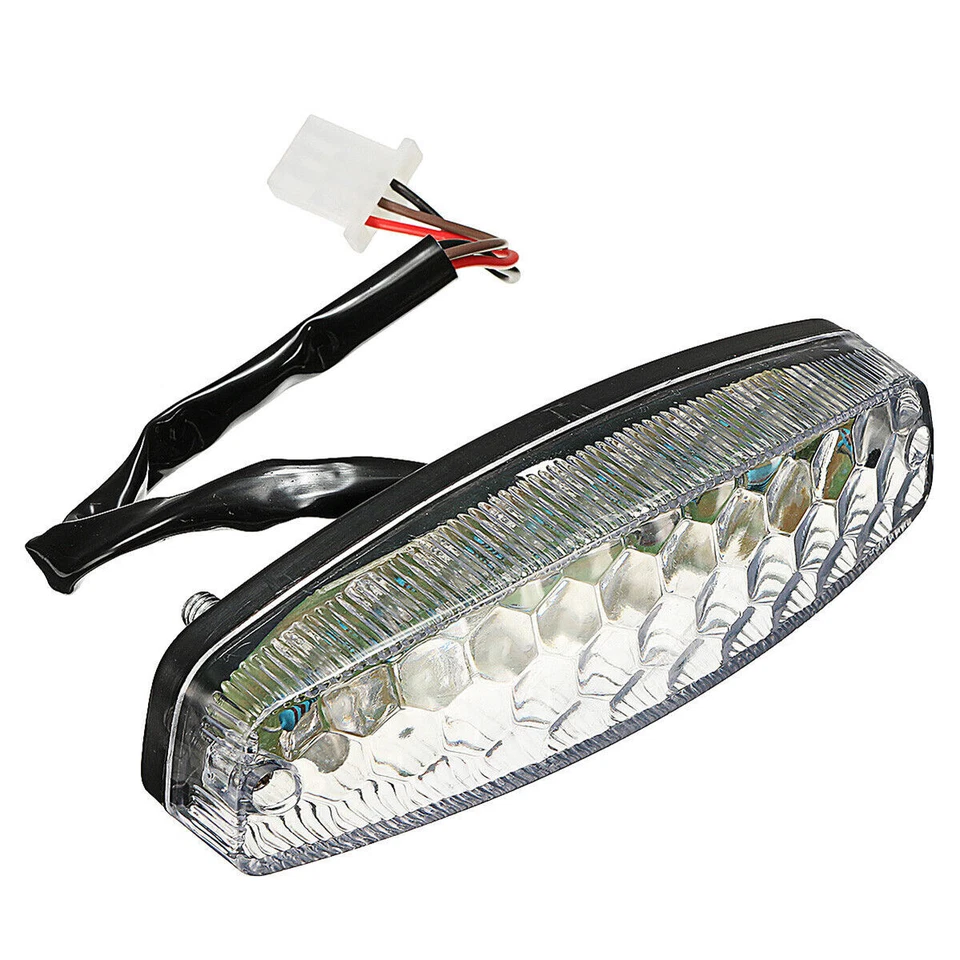 12v Motorcycle Rear LED Tail Brake Light For 110cc 125cc ATV Quad Bike Go Kart - Image 2 of 4