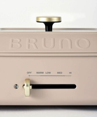 BRUNO Compact Hot Plate BOE021-PBE (pink beige) 3 plates New set