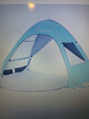Wolfwise Folding A Pop Up Beach Tent Wolfwise Pop Up Sun Shelter