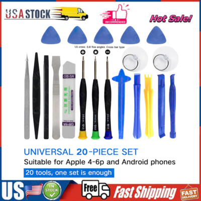 20 in 1 Mobile Phone Screen Opening Repair Tools Kit Screwdriver Set For iPhone