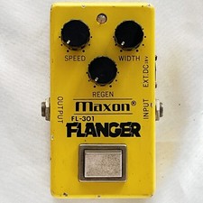 Maxon FL-301  Flanger 1980s Vintage Guitar Pedal Made in Japan MN3101 MN3007 18V