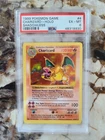 Charizard 4/102 Pokemon Card Holo Rare Shadowless EX-MINT PSA 6