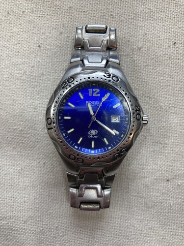 Fossil Blue Men's Stainless Steel Watch 
