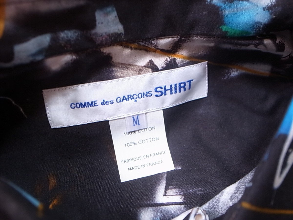 FUTURA 2000 x COMME des GARCONS SHIRT ALLOVER PRINT SHIRT POINTMAN