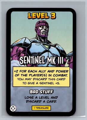 Munchkin X-Men Sentinel MK III Card USED Steve Jackson Games