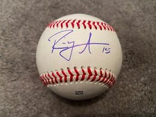 WASHINGTON NATIONALS RILEY ADAMS SIGNED AUTOGRAPHED BALL BASEBALL COA