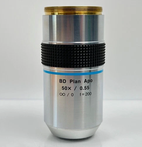 MITUTOYO BD PLAN APO 50X / 0.55 F=200 MICROSCOPE OBJECTIVE