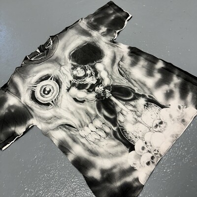 Vintage Executioner Big Skull All Over Print Punk Comic T