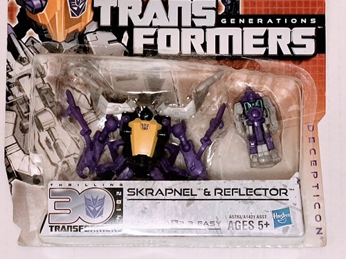 Transformers Generations 30 Thrilling Scout Class Skrapnel & Reflector! 2014 New - Picture 2 of 3