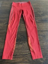 Women  s OUTDOOR VOICES TechSweat 7/8 Zoom Leggings Ruby/Currant/Brick Size XS