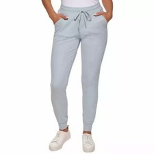 NWT MARC NEW YORK 1740088 BLUE RIBBED KNIT SOFT SLIM JOGGER PANTS SZ M G724