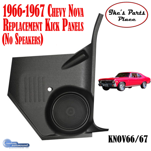 Custom Autosound KNOV66/67 19661967 Chevy Nova Kick Panels No Speakers