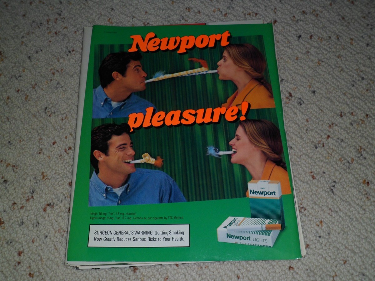 newport cigarette prices 1993 NEWPORT CIGARETTES #3 AD / ARTICLE