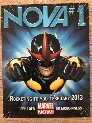 Nova Postcard - Marvel Comics - Promotional - RARE - See Photos 