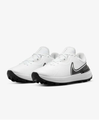 Nike React Infinity Pro 2 Spikeless Golf Shoes White/black Mens Sz 8 DJ5593-115