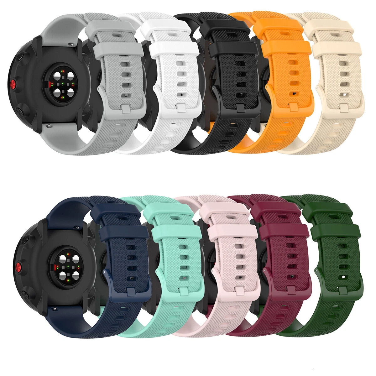 22mm Silicone Wrist Band Smartwatch Bracelet Replace Strap for Polar  Vantage M | eBay