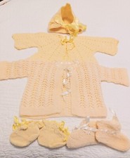 2 Vintage Baby Crocheted Sets
