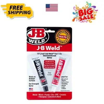 J-B Weld 8265S Original Cold-Weld Steel Reinforced Epoxy - 2 oz