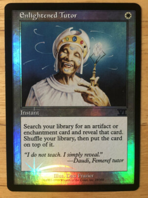 FOIL Enlightened Tutor English FOIL Arena Promo mtg SP | eBay FOIL Enlightened Tutor English FOIL Arena Promo mtg SP | eBay