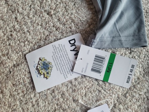 Spyder Dry Web 1/4 Zip Kid’s Boys Large Steel Gray Blue New W Tags MSRP $49.99 - Picture 8 of 8