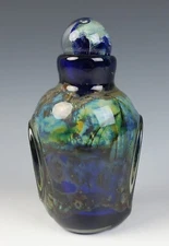 Vintage Studio Art Glass Perfume Bottle Paperweight Navaro Style Unknown Artist