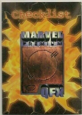 MARVEL PREMIUM QFX BASE / BASIC KARTEN... 1 BIS 72 VON SKYBOX AUSSUCHEN