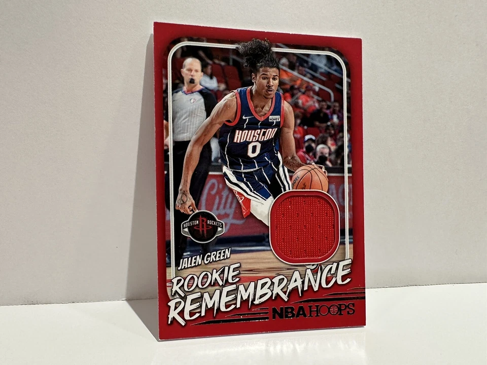 2022-23 Panini NBA Hoops Rookie Remembrance Jalen Green #RR-JGH Basketball Card! - Image 4 of 4