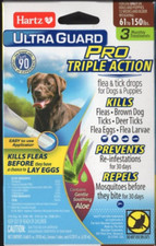 Ultra Guard Pro Triple Action Flea Tick Drops 3 Treatments 61 to 150 lbs.