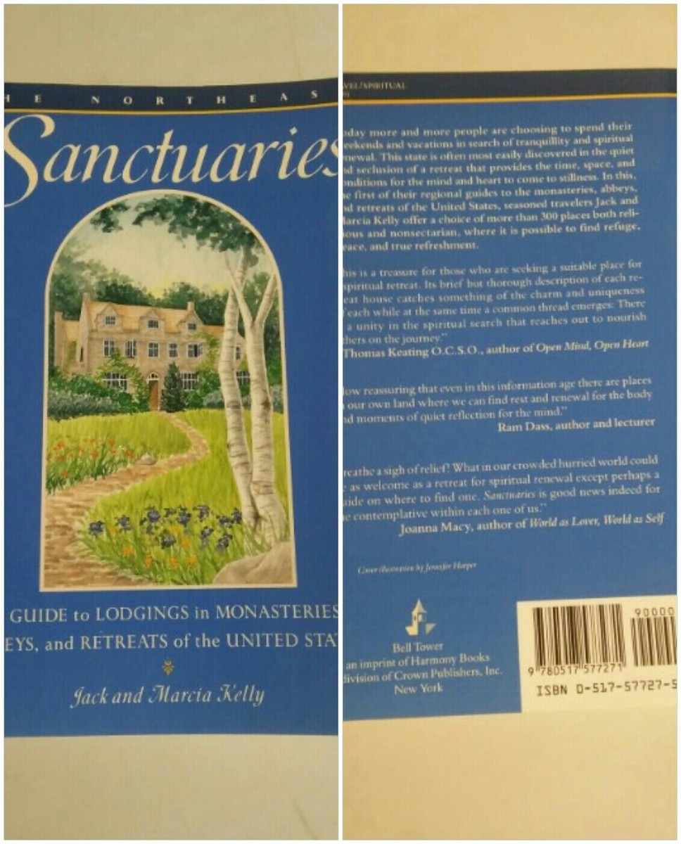 Sanctuaries Jack Marcia Kelly Paperback Guide Northeast Lodgings Monasteries