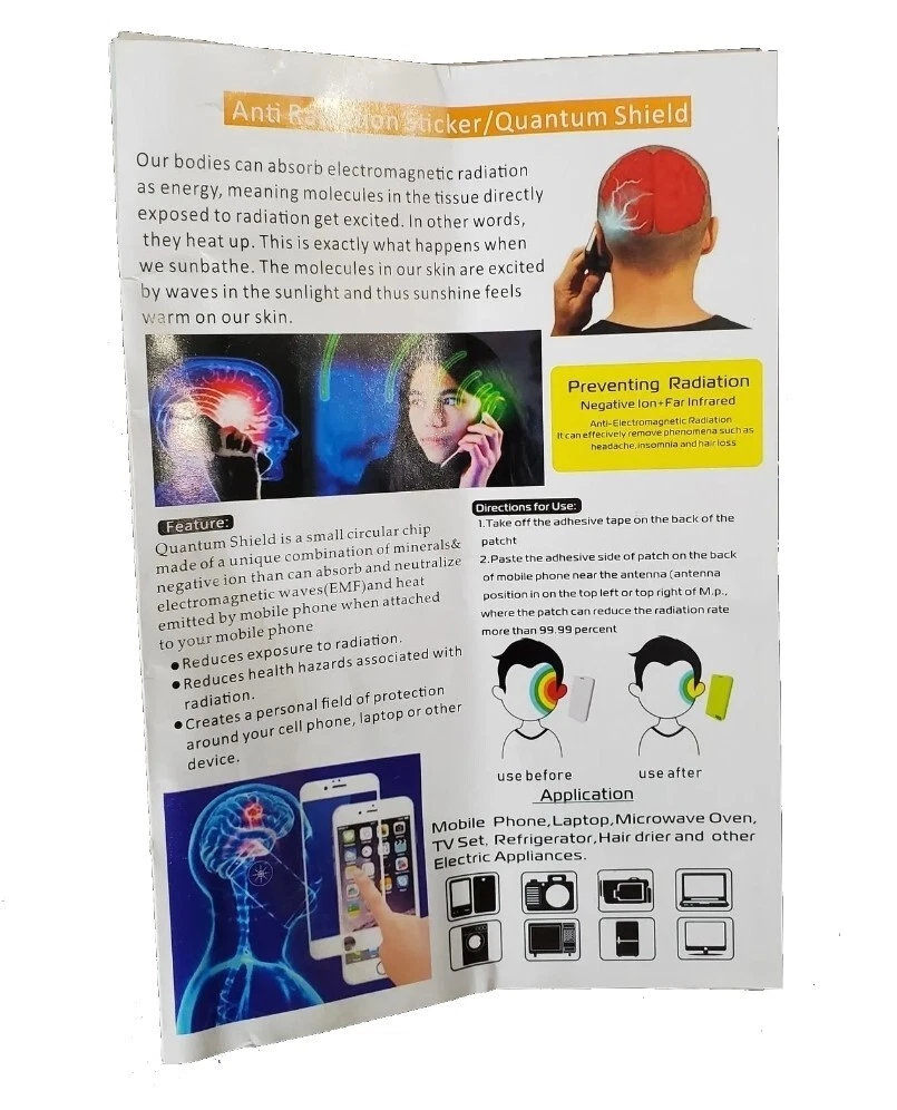 Zodiac EMF Radiation Sticker 24k Gold Plating | eBay