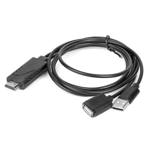 USB Female to 1080P HDMI Male HDTV Adapter Charging Adapter for IOS Android 3in1 - Picture 3 of 7