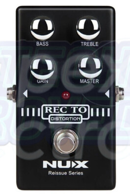 NUX Reissue Recto Distortion Guitar Effects Pedal Heavy Metal Rock Grunge
