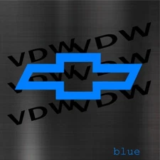 x2 Chevy Bowtie Sticker Chevy Bowtiel  deca- Chevrolet Bowtie Decal Sticker 5"