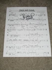 Singer JOHN MELLENCAMP Signed 8x10 JACK AND DIANE Sheet Music AUTOGRAPH