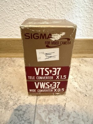 Sigma VTS-37 Telekonverter 1.5x & VWS-37 Weitwinkel 0.5x 37mm Kamera