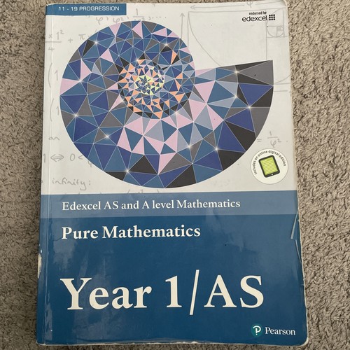 Pearson Edexcel AS and A Level Mathematics Pure Mathematics Year 1/AS Textbook