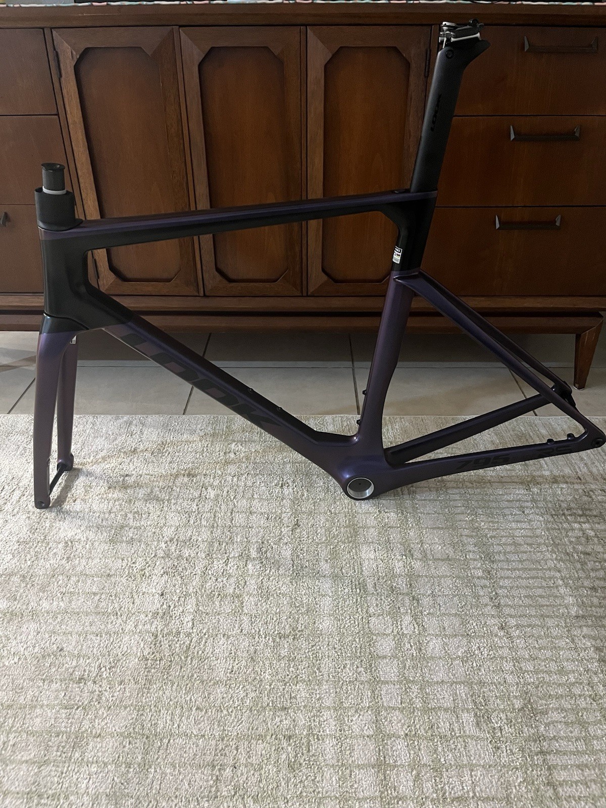 Look 795 Blade RS Disc Frameset 2025 Size Medium Chameleon Thunder Blue/Black