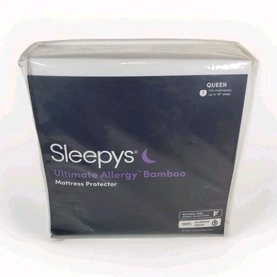 Sleepy s Ultimate Allergy Bamboo Mattress Protector Queen 