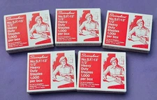 NOS *5* Boxes Swingline Heavy Duty Staples S.F. 13-1/2 1000 ea NEW