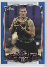 2014 Topps Chrome Blue Refractor 121/199 CJ Fiedorowicz #131 0b3