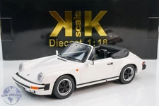 KK Scale - 1:18 Porsche 911 SC Cabrio 1983 White - Diecast Model