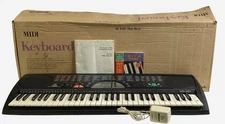 VINTAGE Radio Shack MD-981 Midi 61 Key Keyboard 100 Tones/Rhythms/Songs Orig Box