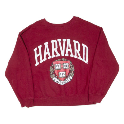 AWAKE Harvard Damen Sweatshirt weinrot USA XL
