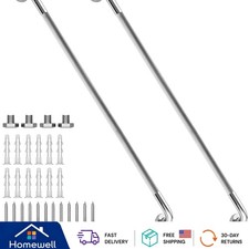 48 Inch Shower Grab Bar 1.25" Dia, 2 Pack Chrome Anti Slip Bathroom Grab Bar,...