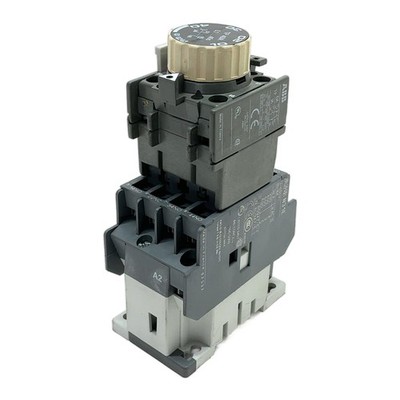 A12-30-10 + TP40IA ABB, ABB Time Delayed Contactor 230V AC Coil A12-30-10 wit...